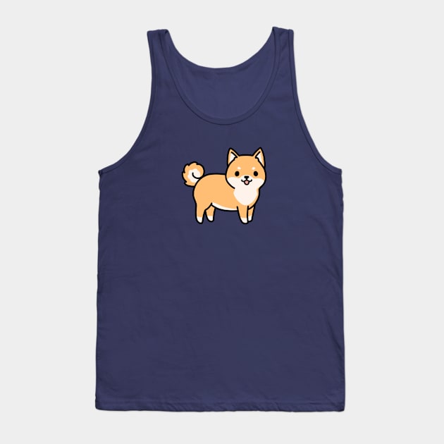 Shiba Inu Tank Top by littlemandyart